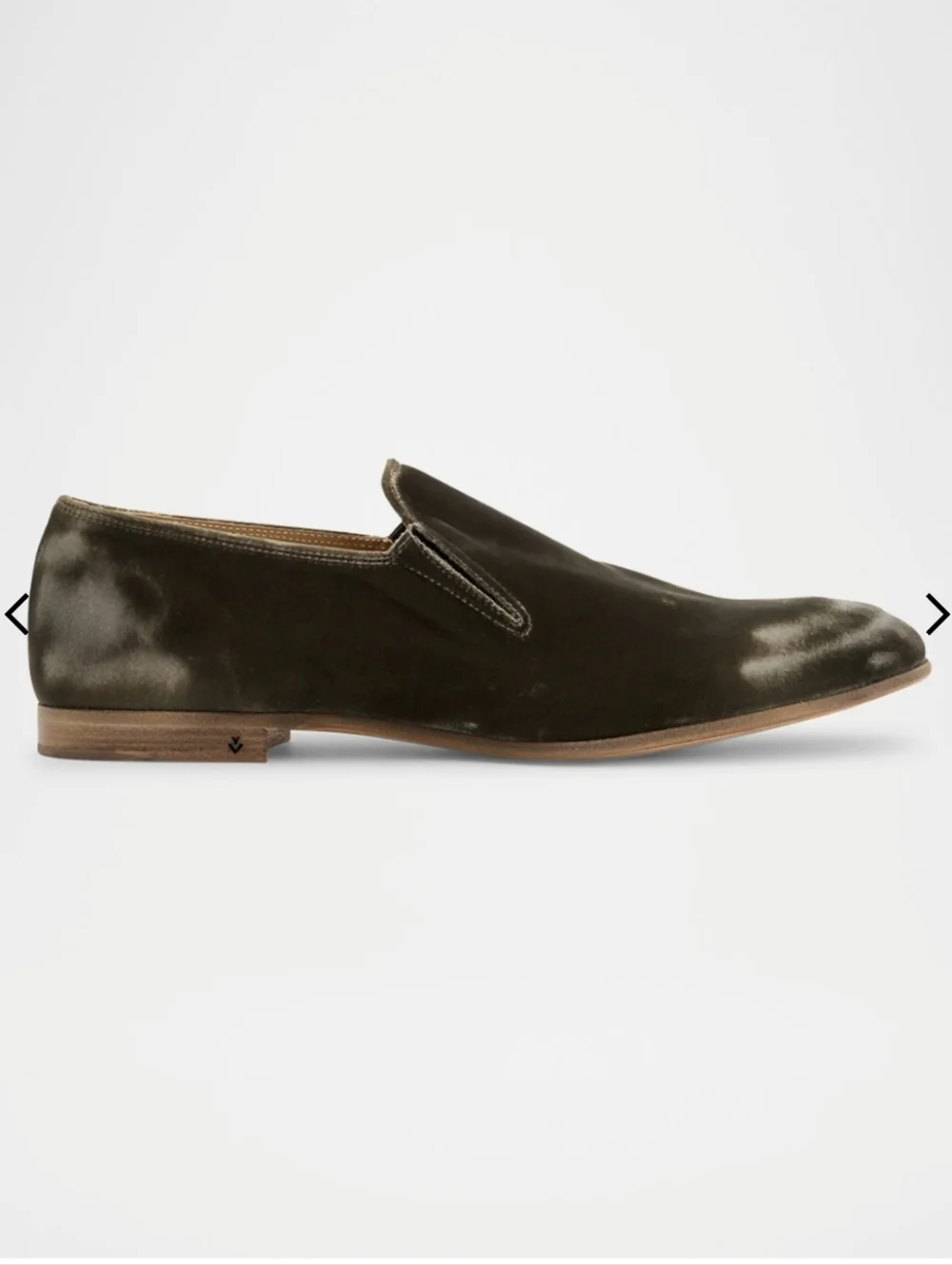 John Varvatos New Venice Distressed Velvet Loafers